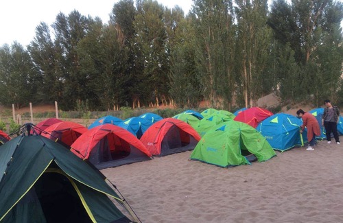 Mingsha Mountain and Crescent Spring RV Rental | Sand Mountain Moon Bay Camping