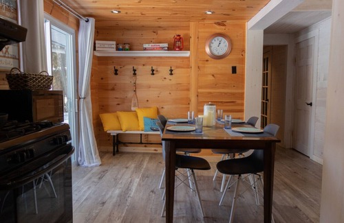 Tiny Cottage | Sandy's Tiki Hut on Sunset Trail Family Beach Retreat-Steps to Beach