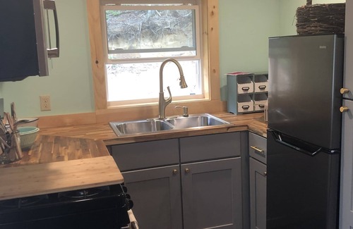 Bloomingdale Apartment | Saranac Lake Adirondack Modern Loft-fire pit, river access, 100 acre forest