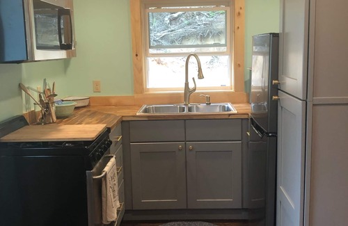 Bloomingdale Apartment | Saranac Lake Adirondack Modern Loft-fire pit, river access, 100 acre forest