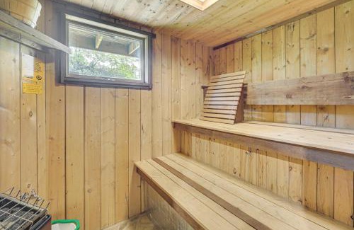 Sand Creek House | Sauna and Porch Writers Croft of Otter Creek Gem