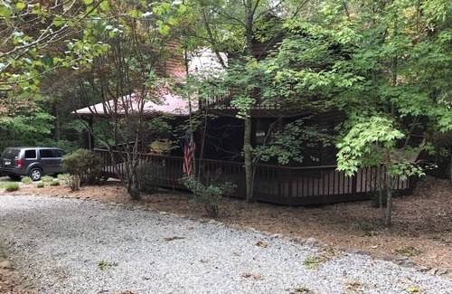 Sautee Nacoochee Cabin | "SAUTEE WOODS" COZY GETAWAY without breaking the bank ! NOW WITH EV CHARGING !