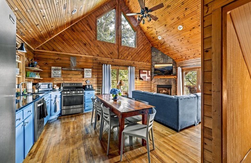 Bryson City Cabin | Scenic Views | Game Room, Hot Tub & Firepit