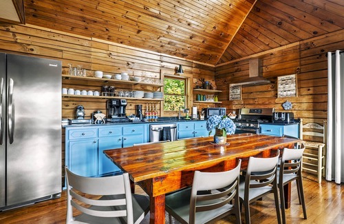 Bryson City Cabin | Scenic Views | Game Room, Hot Tub & Firepit
