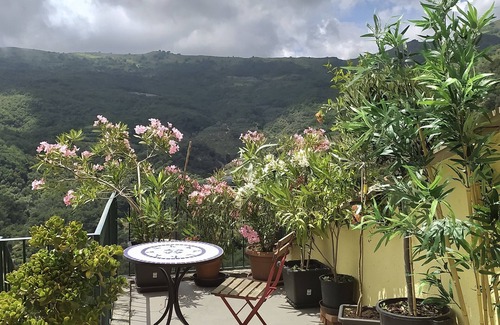 Boscomare Apartment | Schöne Fewo in Ligurischem Bergdorf, 10 Km vom Meer. Terrasse, Herrlicher Blick