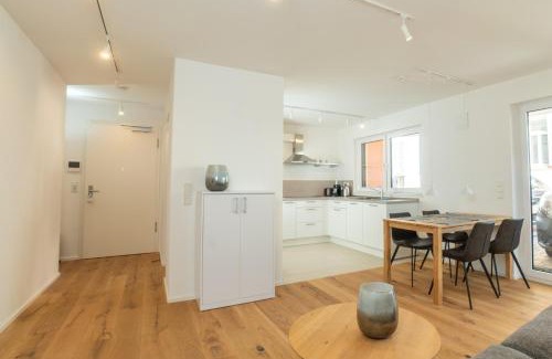 Mainz-Bingen Apartment | Schicke Neubau-Apartments I zentral I Parkplatz I Aufzug I 1-8 Personen