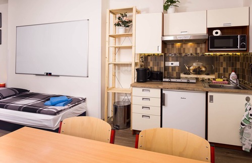 Podoli Apartment | School Apartment by metro stop Vyšehrad