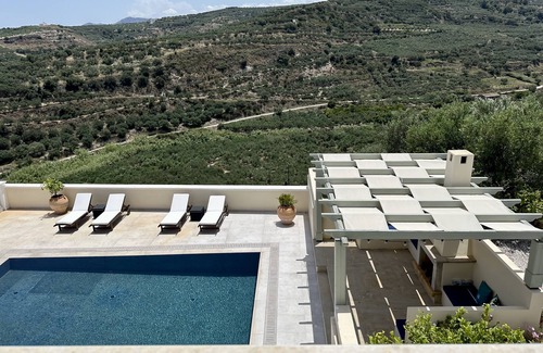 Kissamos House | Sea and mountains . Beautiful villa with stunning views