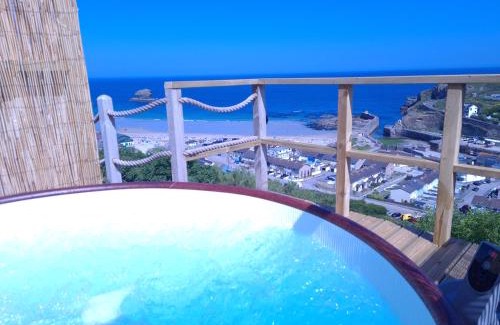 Portreath House | Sea views, Cornwall, Portreath, hot tub, sauna