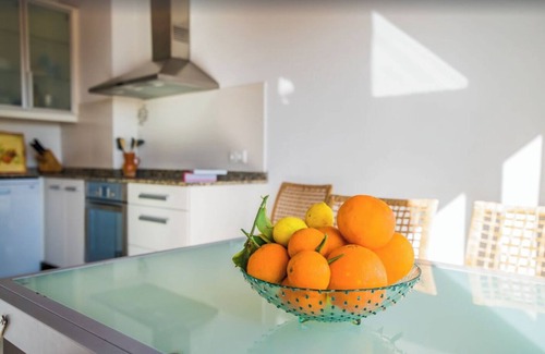 Portopetro Apartment | Seafront Penthouse “Es Port” with Sea View, Mountain View, Wi-Fi, A/C & Balcony