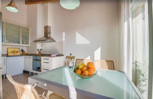 Portopetro Apartment | Seafront Penthouse “Es Port” with Sea View, Mountain View, Wi-Fi, A/C & Balcony