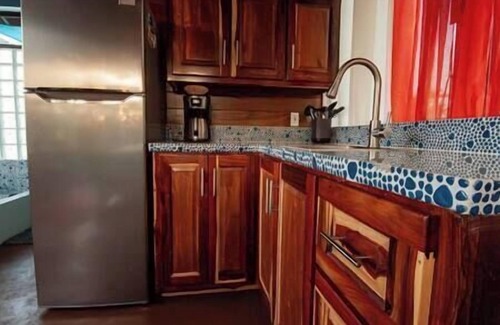 Sarteneja Apartment | Seafront tropical luxury private Casita w/pool Iguana Beach House Belize