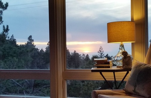 Manchester House | SEAGLASS - Secluded Irish Beach, Mendocino area oceanview home w treehouse feel