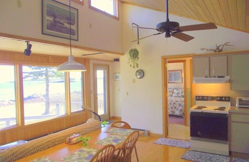 Jonesport House | Searenity Cottage Maine Oceanfront Secluded Waterfront Beach House Getaway
