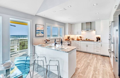 Miramar Beach House | "Seas the Day" Charming Beachfront Home w/Cozy Firepit and New Game Room