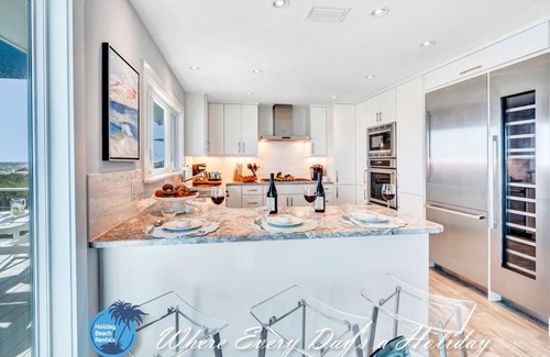Miramar Beach House | "Seas the Day" Charming Beachfront Home w/Cozy Firepit and New Game Room