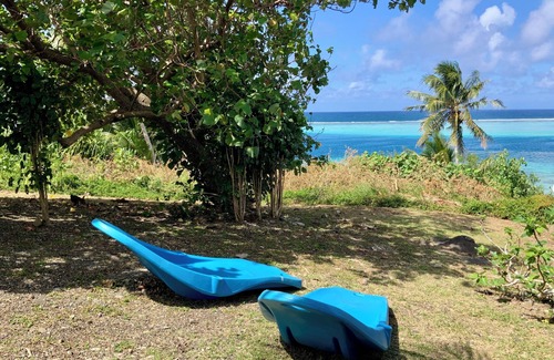 Huahine House | Seaside house, 300° sea view, private lagoon access. 2/6 p, (possibility 8p).