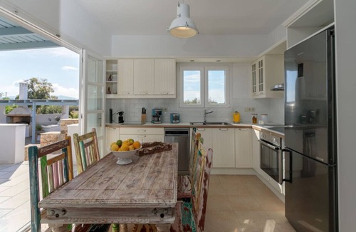 Plaka Villa | Seaside Naxos Villa Ariadne 4 BDR 3 BATH with Private Pool @ Plaka ⛱️