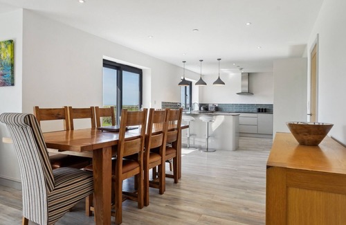 Borth House | Seaside new build holiday home. Beautiful modern family home next to beach