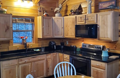 Means Ski Chalet | Secluded 2-BD cabin, tranquil mountain setting. Hot Tub Gazebo! Wood fireplace.