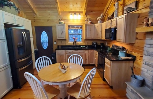 Means Ski Chalet | Secluded 2-BD cabin, tranquil mountain setting. Hot Tub Gazebo! Wood fireplace.