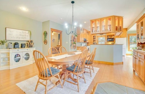 Clarksville Cabin | Secluded 3-bedroom cabin in serene Clarksville, close to local amenities.