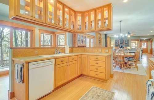 Clarksville Cabin | Secluded 3-bedroom cabin in serene Clarksville, close to local amenities.