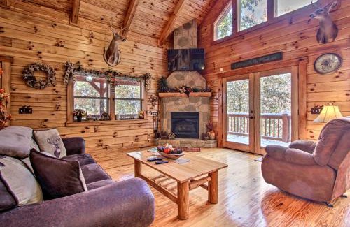 Cosby House | Secluded Smoky Mountain Cabin with Wraparound Deck!
