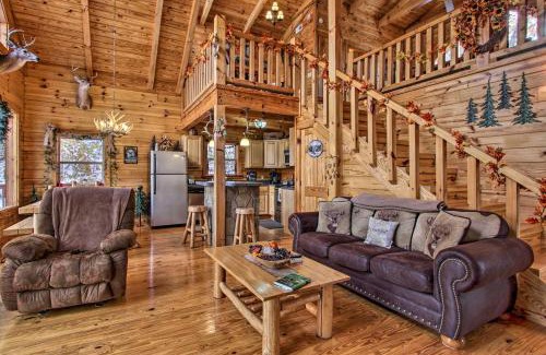 Cosby House | Secluded Smoky Mountain Cabin with Wraparound Deck!