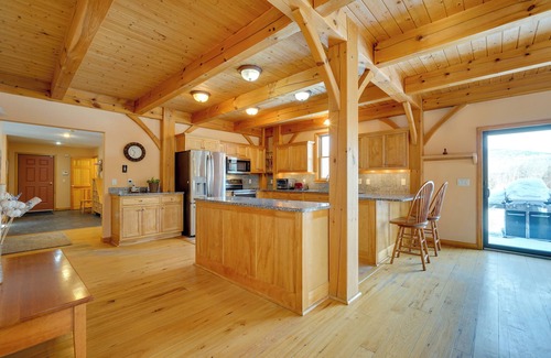 Stratton House | Secluded Vermont Retreat: Outdoor Pool & Deck