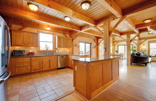 Stratton House | Secluded Vermont Retreat: Outdoor Pool & Deck