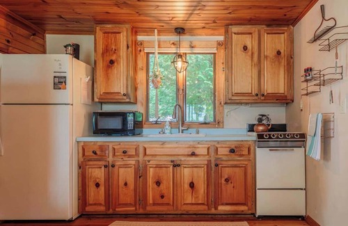 Little Sturgeon Cabin | Secluded Waterfront Cottage with Kayaks and Fire Pit