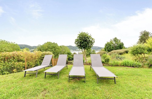 Ohningen Apartment | See-panorama: -deluxe- Sauna Massage Garten Trampolin Grill Parken