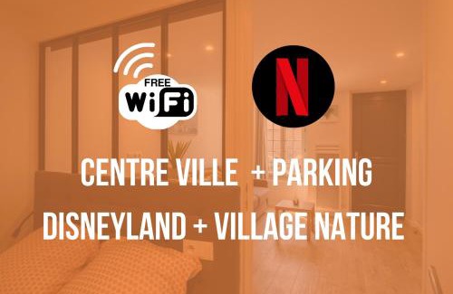 Villeneuve-le-Comte Apartment | Self Checkin Automatique - 9 min Disney - LE ZEN - COSYRENTING