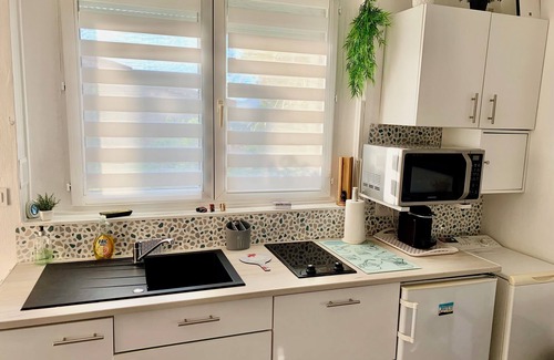 Saint Pierre de Feric Apartment | Self-contained single storey accommodation with parking space