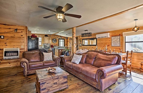 Big Cedar Cabin | Serene Cabins w/Decks & 8 Acres on Kiamichi River