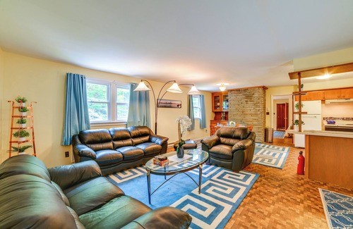 Roscoe Apartment | Serene Duplex w/On-Site Brook in Callicoon Center