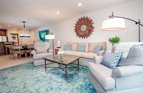 Wesley Chapel Condo | Serene Hideaway – Ground-Floor Corner Condo w/King Suite, Smart TVs & Private Patio!