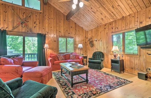 Sky Valley House | Serene Sky Valley Family Chalet with Fireplace