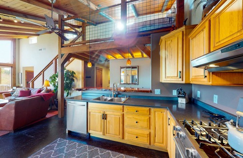 Freestone House | Serene wine country retreat with ample outdoor living, gas grill, & fireplace