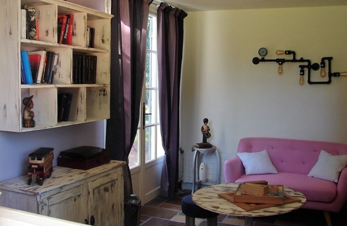 Breuil-Barret House | Sganarelle-Twin room-Comfort-Private Bathroom-Park view