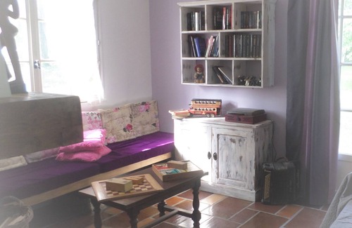 Breuil-Barret House | Sganarelle-Twin room-Comfort-Private Bathroom-Park view