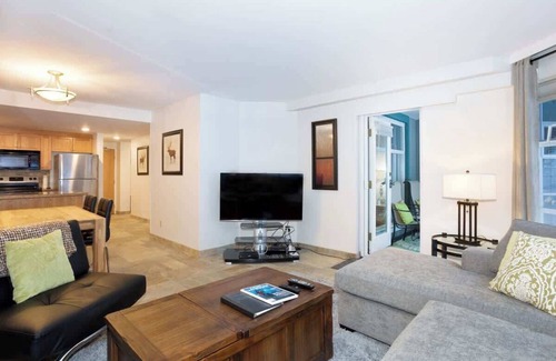 Upper Village Condo | Shared Bike storage, Parking, Pool, Hot Tub & Gym