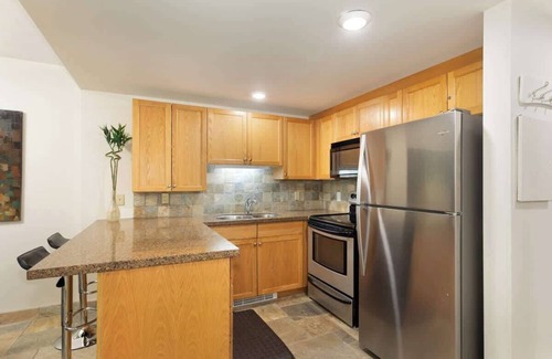 Upper Village Condo | Shared Bike storage, Parking, Pool, Hot Tub & Gym