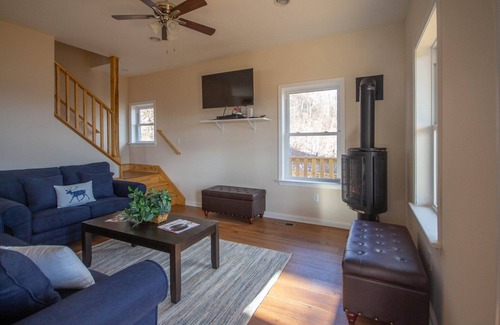 Luray Cabin | Shenandoah Manor - Pet friendly lodge with a hot tub and amazing views!