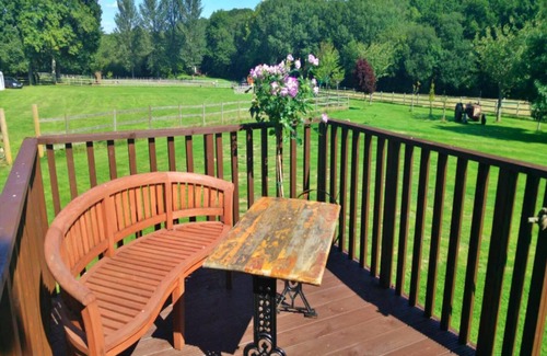 Romsey Ski Chalet | Shepherd's Hut in Romsey with Fire Pit