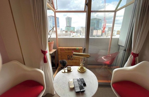 Dogenzaka Apartment | Shibuya station 5min. QCQC studio- Pink 1