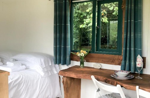 Bethania Other | Shire the Shepherd's Hut at Pentref Luxury Camping