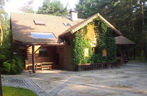 Siewierz House | Siewierz: Traditional wooden dacha, private pool, possibility of sleeping 10