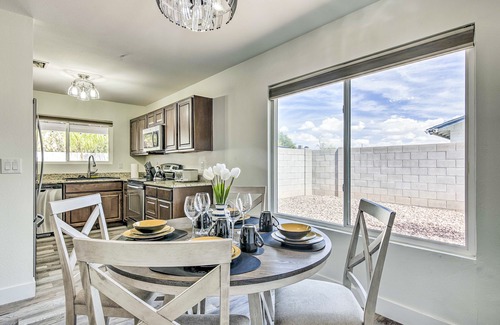 Chandler House | Single-level dog-friendly home with private pool, grill, enclosed backyard, & AC